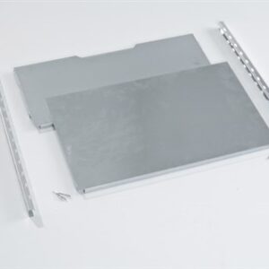 Etagère avec rails, pour sellette 75x75 mm