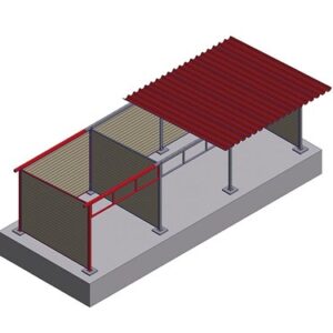 Kit de montage , 3500 L x 3500 P mm