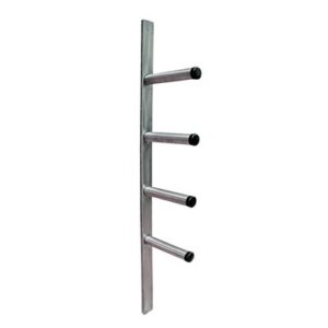 Barre de selle, acier inoxydable, pour 4 selles