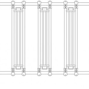 Barrière d'alimentation de sécurité 300 cm