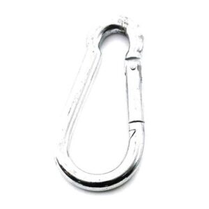 Karabijnhaak verzinkt 100 x 10mm