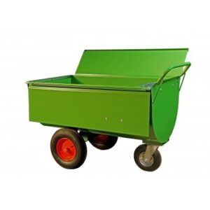 Voerwagen 400L met mineralenbak en deksel