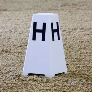 Colonne d'angle pour clôture de dressage,