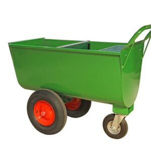 Voerwagen 180L met tussenschot en mineralenbak