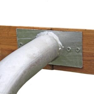 Growi ovale palen, totale lengte ca. 1800 mm,