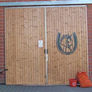 Porte d'écurie 300 B cm x300cm H