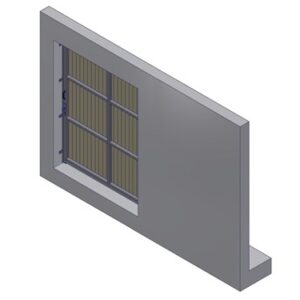 Porte d'écurie 200 B cm x400cm H