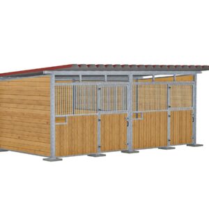 Cloison de séparation 2200mmHx3340mmL pour cabane de prairie