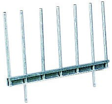 Steun palen voor vervoerwagen