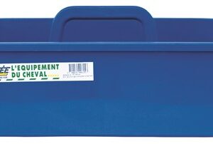 Bac de pansage à poignée turquoise