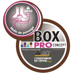 Malle de pansage BOX PRO XL verte