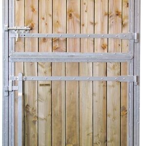 Porte 1,20m complète Pro tirant droit Pin du Nord