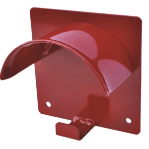 Halster houder metaal granaatkleur