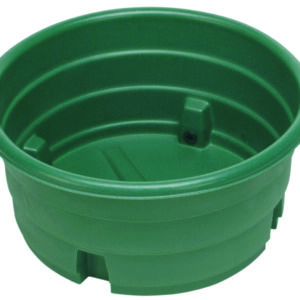 Bac vert rebord extérieur