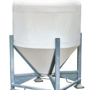 Silo 1000 L monobloc sur châssis avec vanne