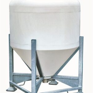 Silo 1000 L monobloc sur châssis