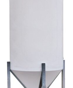 Silo 2000 L monobloc sur châssis avec vanne