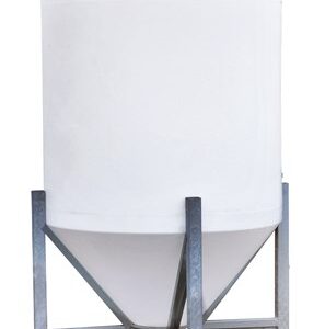 Silo 1500 L monobloc sur châssis avec vanne