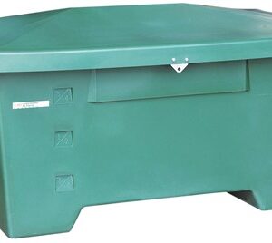 Container à grains 800 l. vert avec charnières