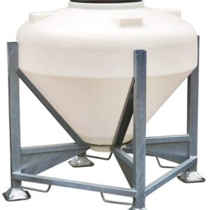 Silo 500 L monobloc sur châssis avec vanne
