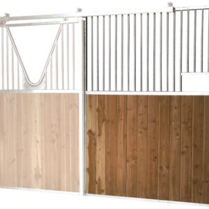 Façade de box sans porte Douglas lg 4m