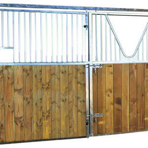 Façade de box ouvrante barreaudée/col de cygne