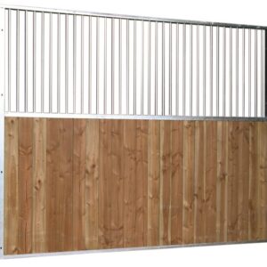 Vaste Tussenwand met rooster 0,5 m Douglas