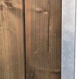 Tussenwand volledig hout Douglas 0,5m