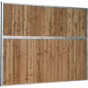 Tussenwand volledig hout Douglas 4m
