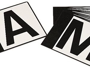 Set dressuurletters voor manege (12 letters) metaal