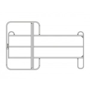 Paneelhek Tre-Classic-Deur 2400 x 2200 mm