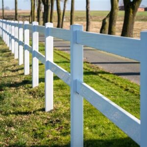 Clôture en plastique pour manège type S 2, 20 x 40 m