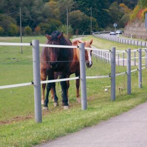Gerecycled KS afrasteringspalen grijs