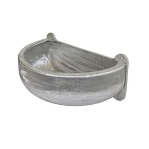 Aluminium voerbak halfrond