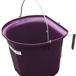 Hangende voerbak/emmer 17,5L paars
