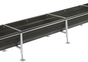 Auge PE à bovins, standard 5 m x 0,85 m (6 pieds)