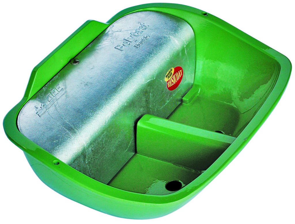 Drinkbak PF6 POLYFAST Gietijzer const. waterniveau dubbel
