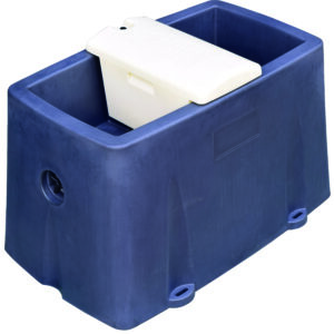 Drinkbak POLYCLEAN NC dubbel 42L/mn Verwarming 24V - 2x 80w