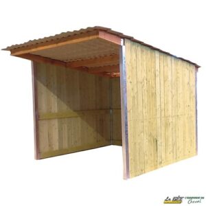 Abri 3,18x3,18 Clin Douglas 42 mm Ardoise