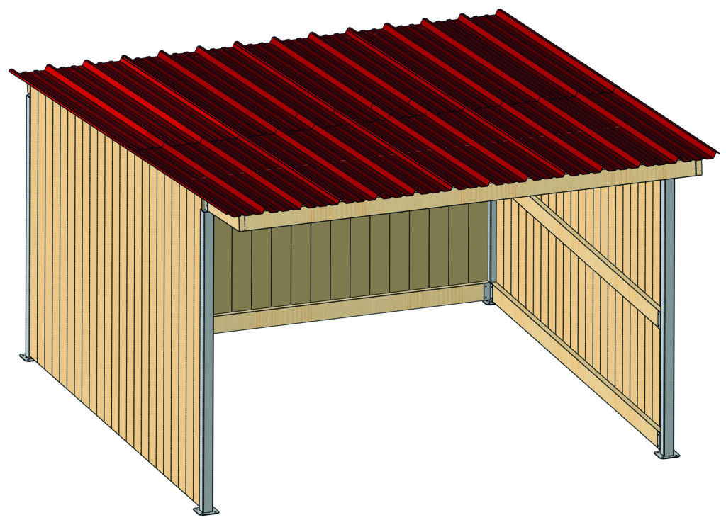 Schuilstal 4 x 4m