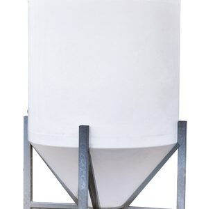 SILO 1500 L monobloc silo op onderstel