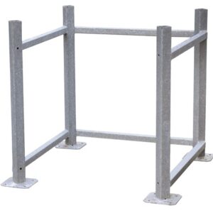 Gegalvaniseerd metalen verlengstuk voor D1 opslagcontainer