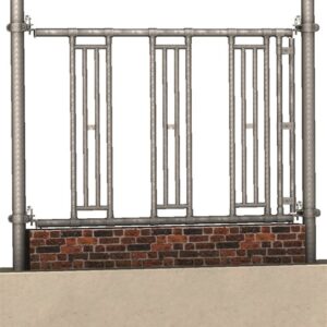 voerhek 155 cm L Ø 42,4/35mm