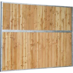 Tussenwand volledig hout Grenen 3 m