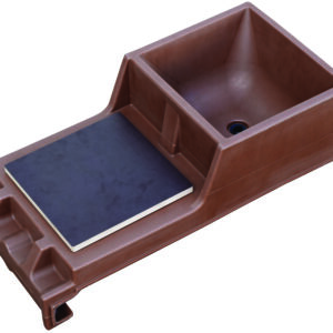 Schuifbare snijtafel, bruin, voor PRO-FEED wagen