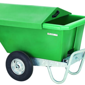 Brouette 330 L avec couvercle rotomoulé