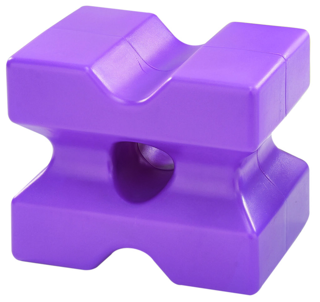 Cube d'obstacle Mauve