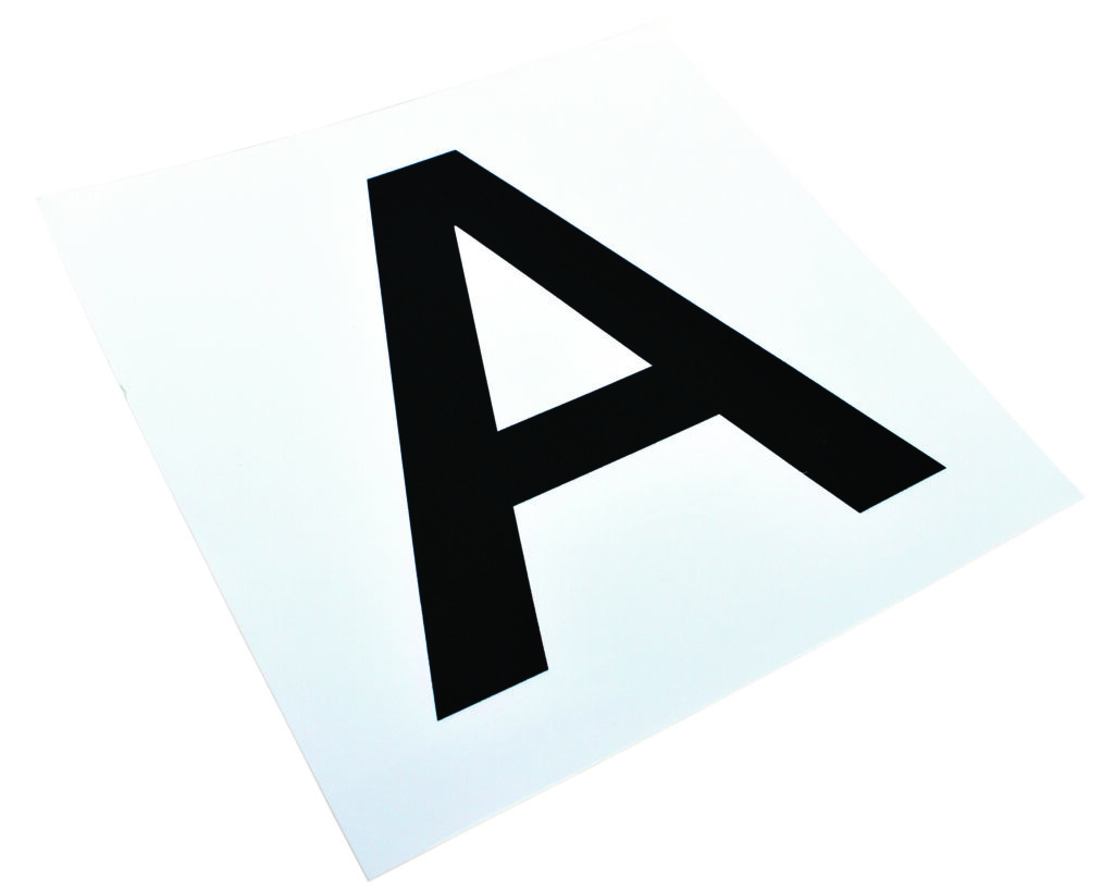 Jeu d’autocollant de lettres de dressage (12 lettres)