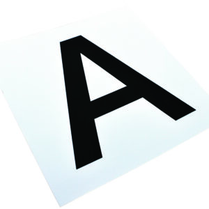 Set dressuur letterstickers (12 letters)