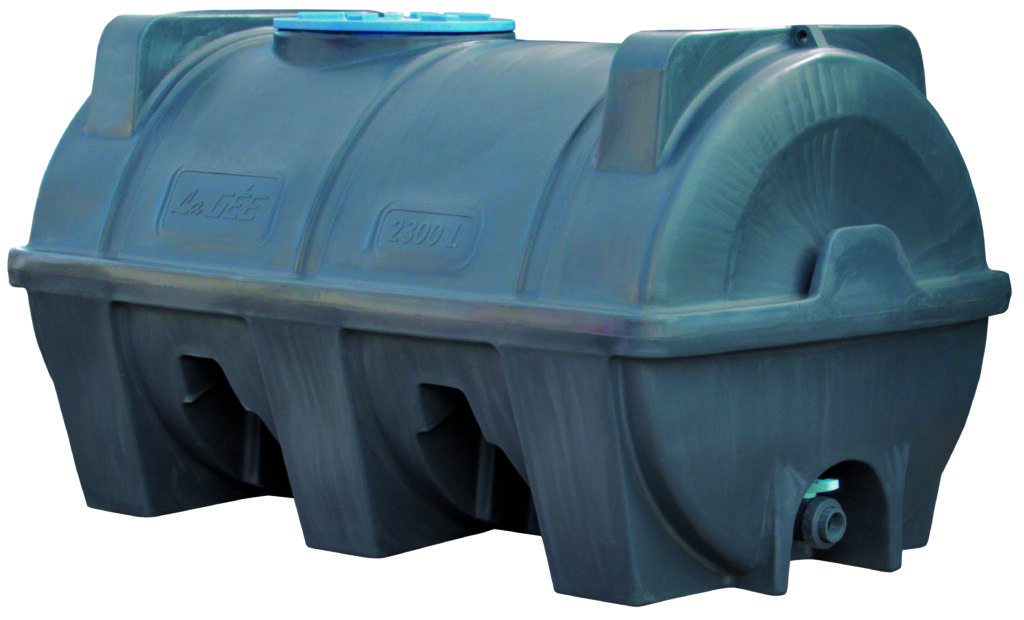 Monobloc Cilindervormige tank D1,2 - 2300L